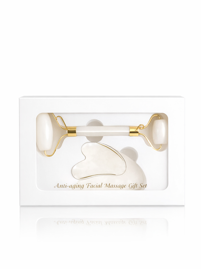 White Gua Sha Facial Sculpting Set
