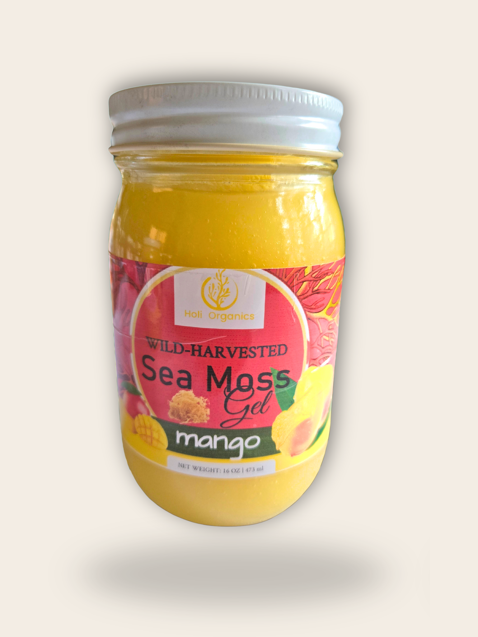 Organic Mango Sea Moss Gel 16oz